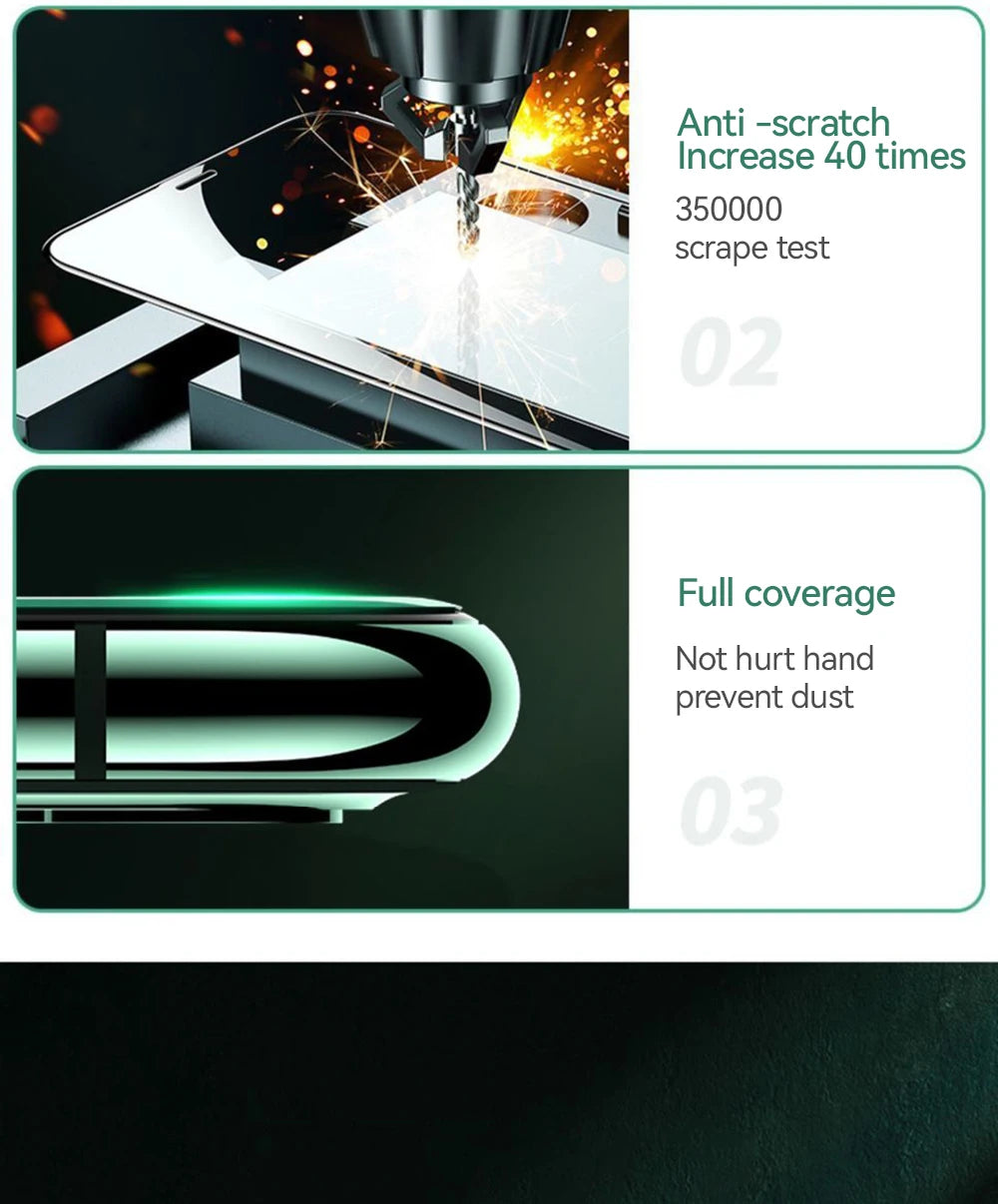 Joyroom 3/2/1PCS HD Glass For iPhone 17 16 15 Pro Max Screen Protector Full Screen Tempered Glass Protection For iPhone 17 16 15